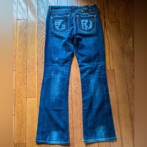 RARE Miss Me Bootcut Distressed Low Rise Jeans Style JE5152B2L Size 30